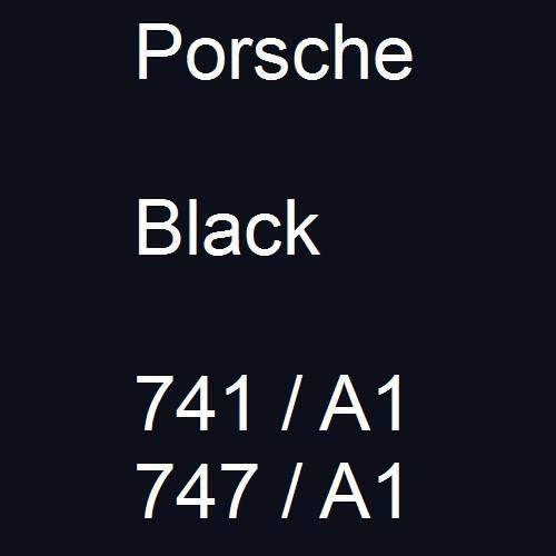 Porsche, Black, 741 / A1 747 / A1.